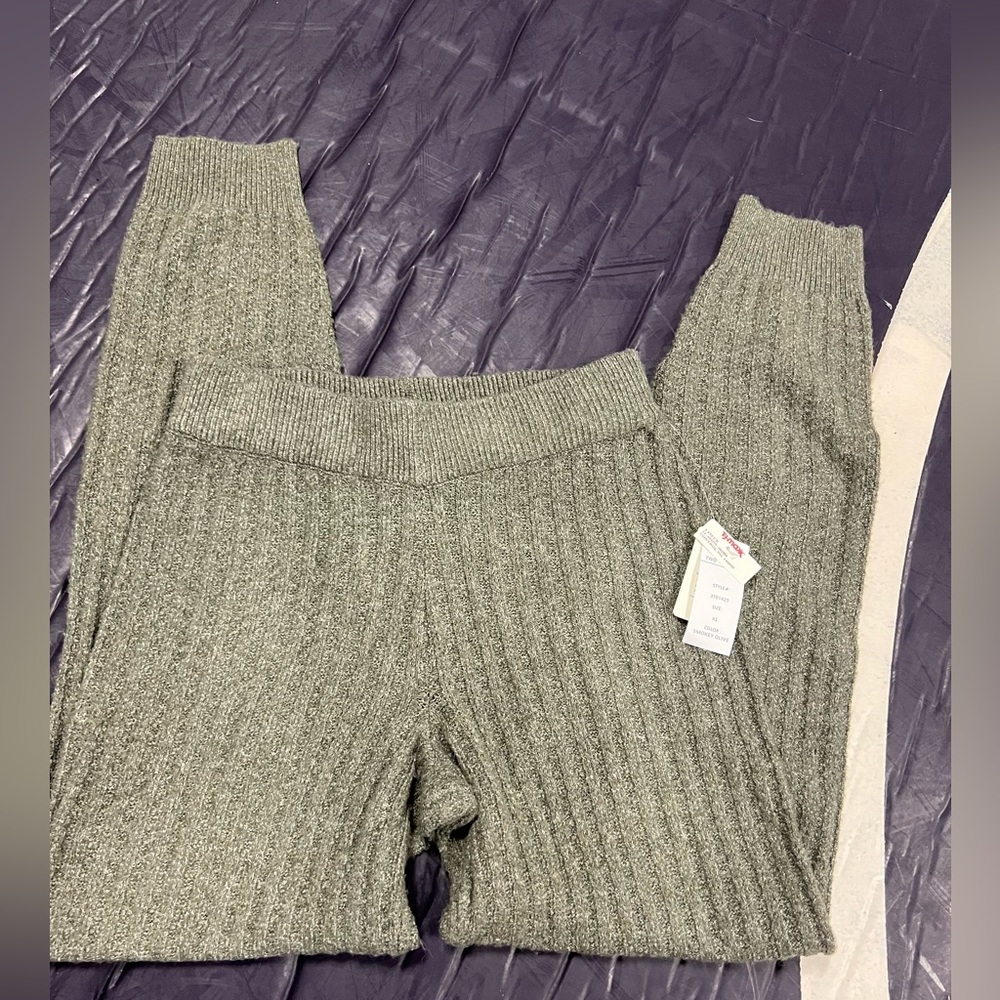 NWT Pink Rose XS Women’s green‎ soft pants - Picture 4 of 5